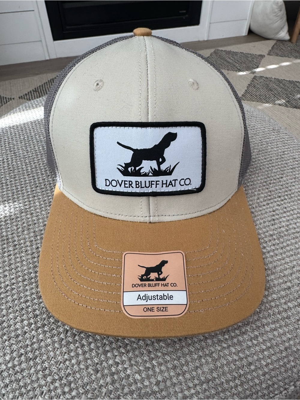 NEW Dover Bluff Hat Co Trucker Baseball Cap Pointer Dog Hat